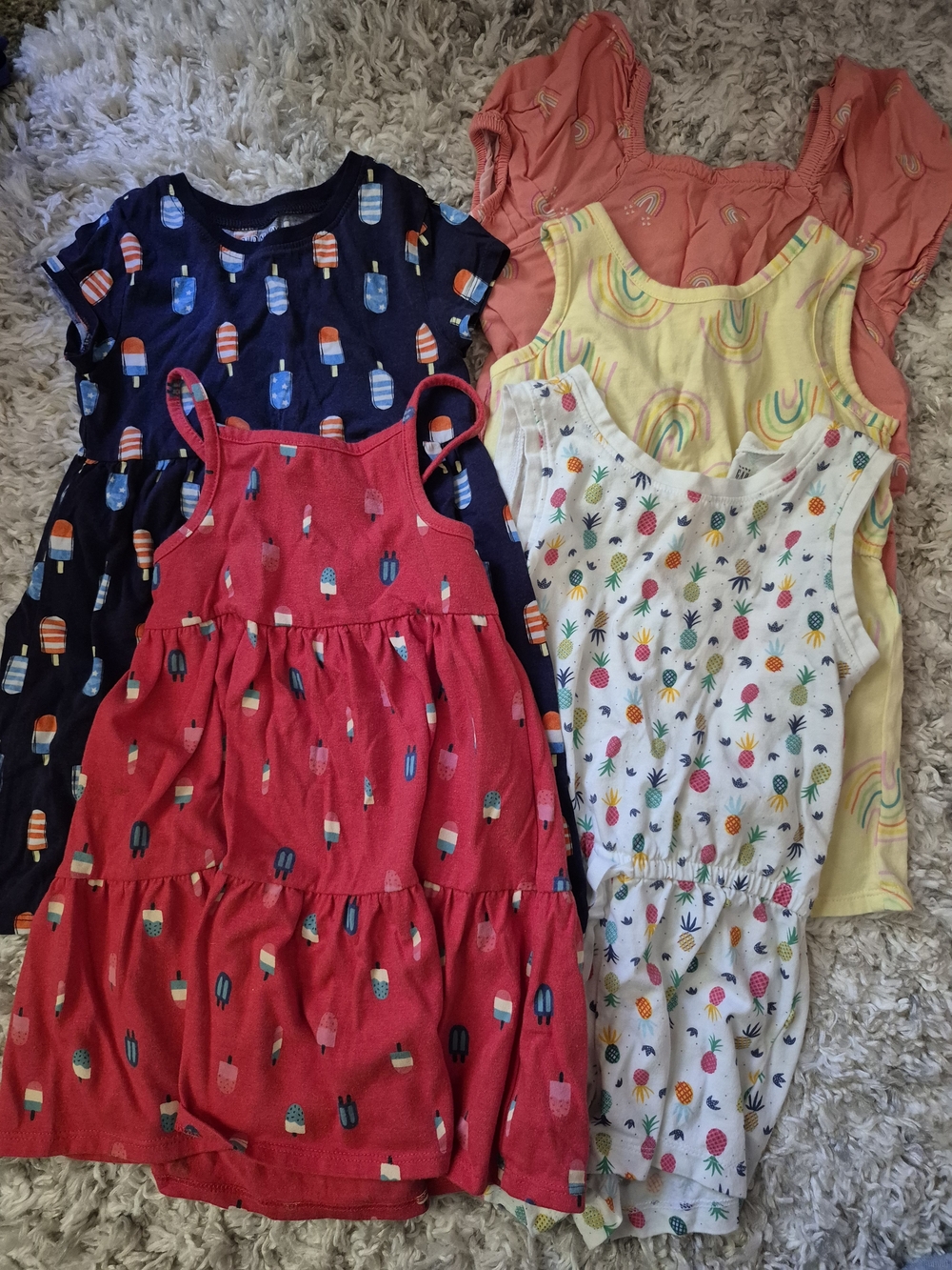 Cat & Jack And Old Navy Girls Dress And Romper Bundle